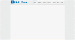 Desktop Screenshot of edeka.com.gr