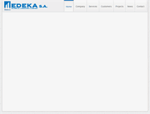 Tablet Screenshot of edeka.com.gr